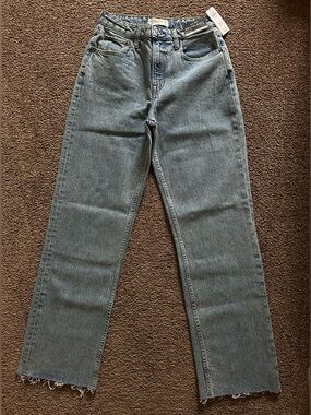Abercrombie & Fitch Curve Love High Rise 90’s Relaxed Jeans - Medium // 27 LONG